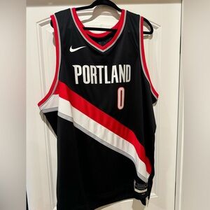 Nike Portland Trailblazers Damian Lillard Jersey Size 60 NWT